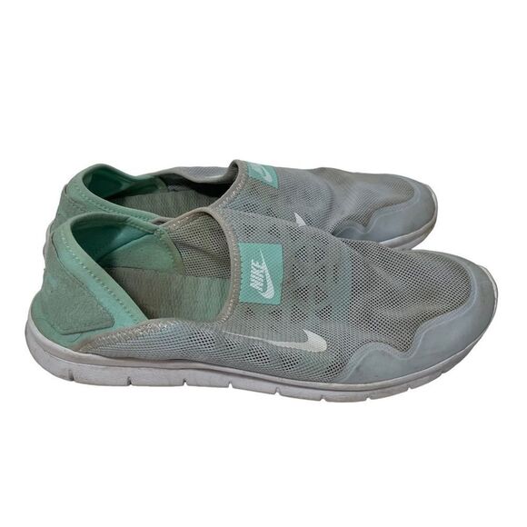 Nike Mint Green Breathable Slip On Walking Shoes - Picture 1 of 6